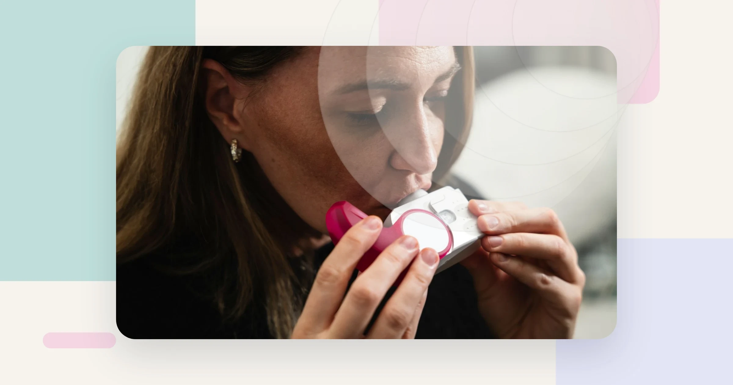 eIFU for medical devices: a patient using a self-administered inhaler device following the instructions