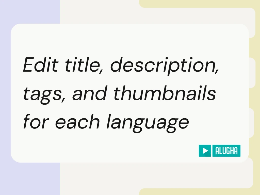alugha Help Center featured image for the edit language metadata guide